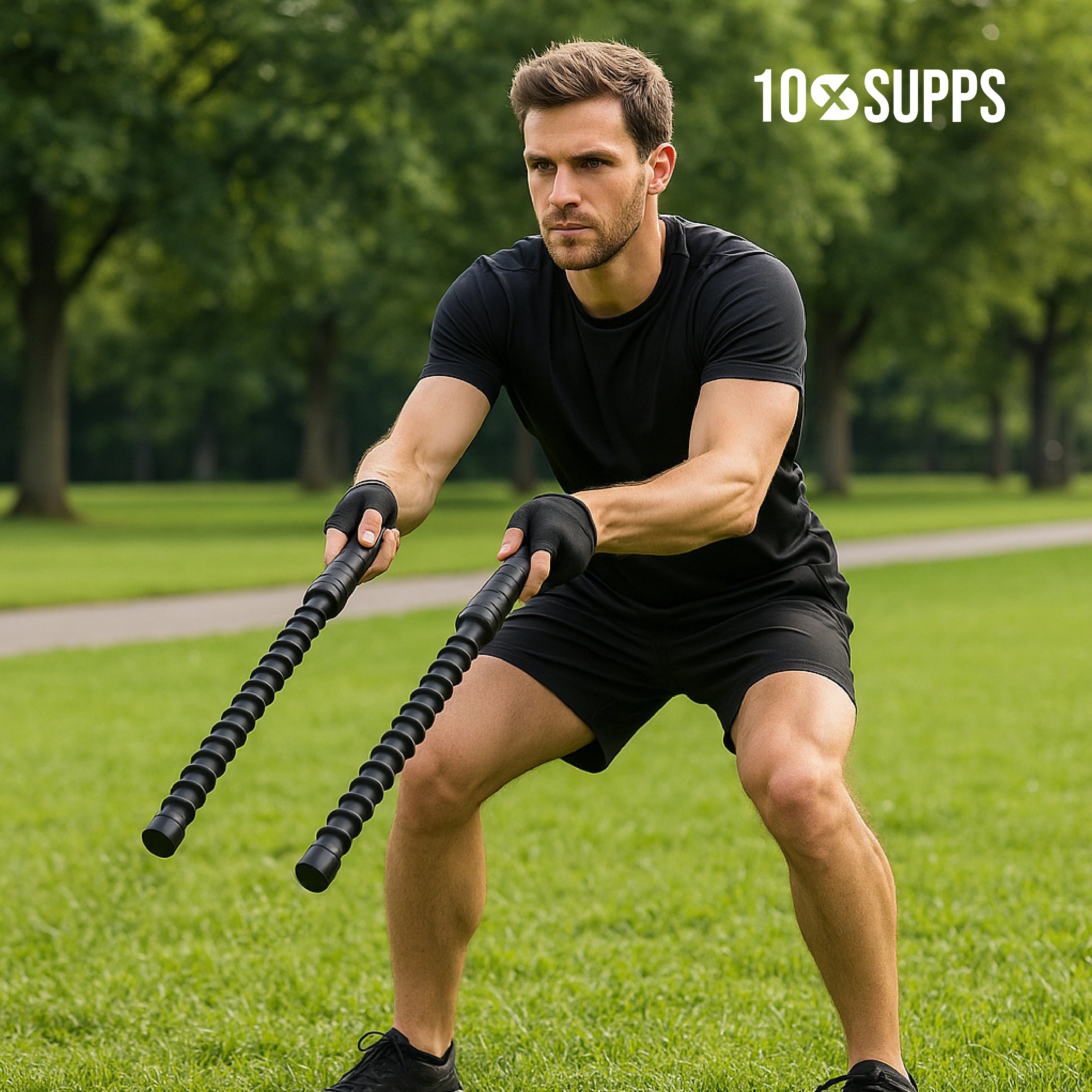 10xSUPPS Cordless Battle Rope