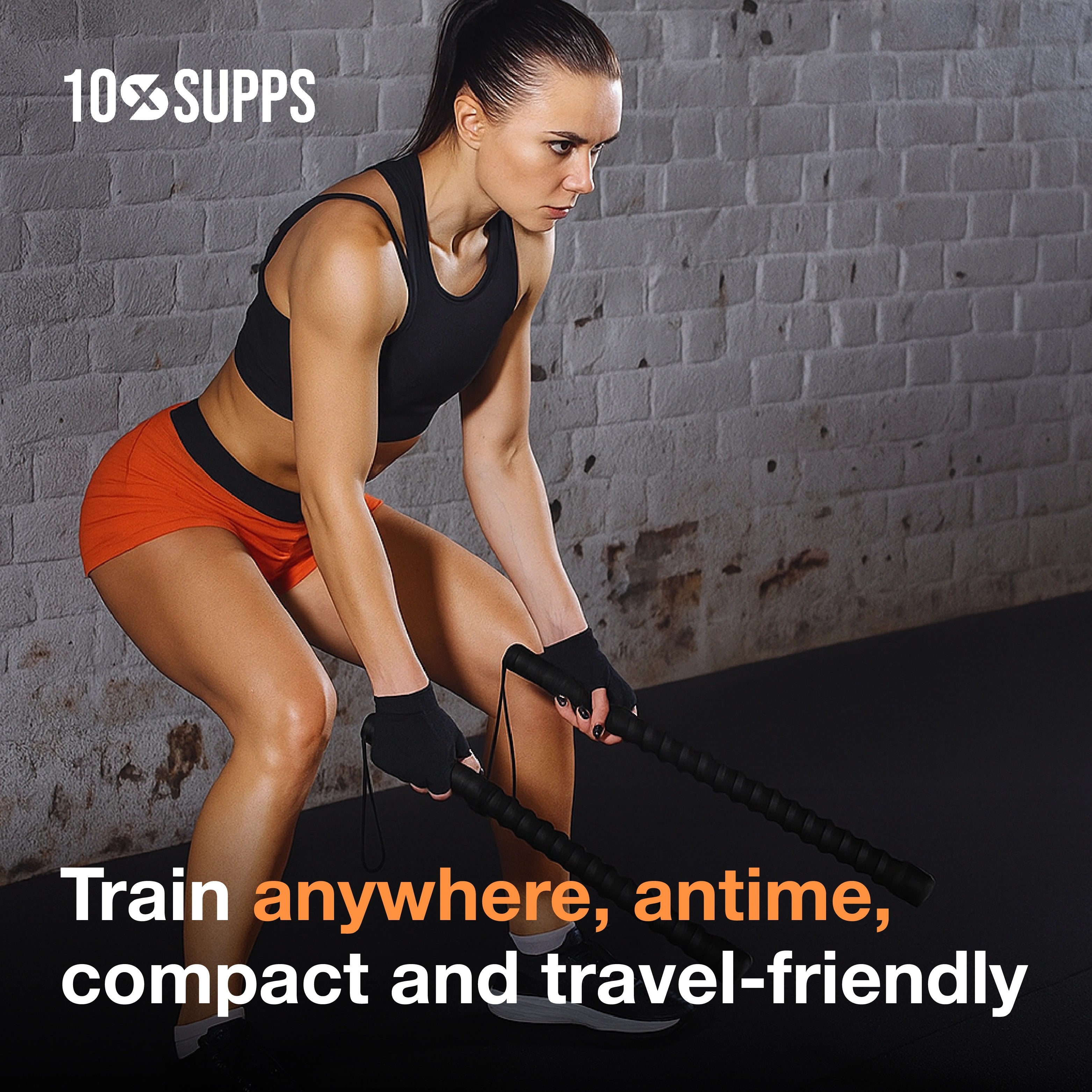 10xSUPPS Cordless Battle Rope