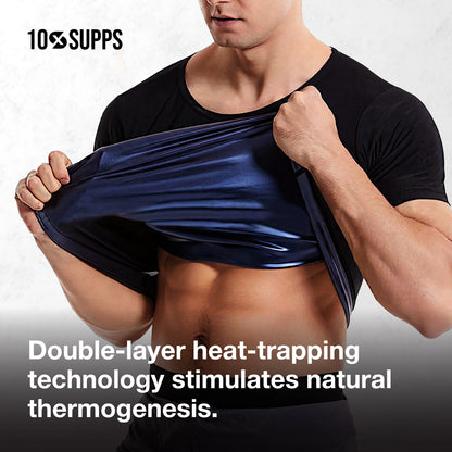 10xSUPPS Sauna T-shirt For Men